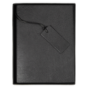 Ежедневник Flexy Foggia Leatherette B5, черный, недатированный, в гибкой обложке  в подарочной коробке для нанесения логотипа