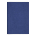 Ежедневник Flexy Latte Soft Touch Blue Edition Color А5, синий/оранжевый, недатированный, в гибкой обложке для нанесения логотипа