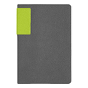 Ежедневник Flexy Star Sivilia Grey Edition Color А5 серо-салатовый, недатированный в гибкой обложке для нанесения логотипа