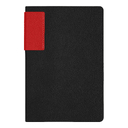 Ежедневник Flexy Star Sivilia Black Edition Color А5, черно-красный, недатированный ,в гибкой обложке для нанесения логотипа