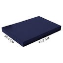 Подарочная коробка, размер 41,2*30,5*4,3 см, Solution Prestige Skyline Fabrique с магнитным клапаном, темно-синяя, с черным ложементом для нанесения логотипа