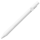 Ручка гелиевая Allegro Soft Grip, пластиковая, белая для нанесения логотипа