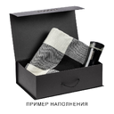 Подарочная коробка, размер 39*26,3*11 см, Solution Prestige Big Case Soft с магнитным клапаном и ручкой , черная для нанесения логотипа