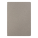 Ежедневник Flexy Velours de Soie Color А5, темно-серый, недатированный, в гибкой обложке для нанесения логотипа