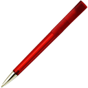 Ручка шариковая, пластиковая, фрост, красная/серебристая, Z-PEN для нанесения логотипа