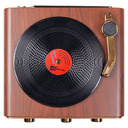 Ретро радио в стиле радиолы, Heritage Nostalgia, диапазон частот  AM FM SW, с USB порт,  Bluetooth, цвет коричневый для нанесения логотипа