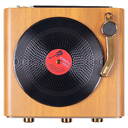 Ретро радио в стиле радиолы, Heritage Nostalgia, диапазон частот  AM FM SW, с USB порт,  Bluetooth, цвет светло-коричневый для нанесения логотипа
