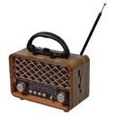 Ретро радио в стиле радиолы, диапазон частот  AM FM SW, USB, Bluetooth, Heritage Timeless, цвет светло-коричневый для нанесения логотипа