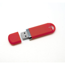 Флеш накопитель USB 2.0 Memo 32GB, пластик Софт Тач, красный/красный для нанесения логотипа