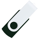 Флеш накопитель USB 2.0 Twister Сolor Mix 16GB, пластик Софт Тач/металл, черный/белый для нанесения логотипа