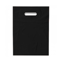 Пакет ПВД 30*40+3, 80 мкм, чёрный, pantone Black для нанесения логотипа