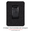 Футляр Shine для флеш накопителя металлический, размер 11,5*8,5 см, серебристый для нанесения логотипа