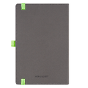 Ежедневник Alfa Note Pasu А5, серый/салатовый,  недатированный, в твердой обложке для нанесения логотипа