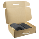 Набор подарочный Solution Prestige Quadro ( дорожный плед, косметичка дорожная Comfort Сity Travel, косметичка дорожная Comfort Avenue, маска для сна ), темно-серый для нанесения логотипа