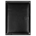 Ежедневник в суперобложке Country Leather Sky A5+ из нат. кожи, черный, недатированный, с магнитным клапаном, в подарочной коробке для нанесения логотипа