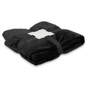 Плед мягкий флисовый Super Soft  Comfort Travel, 125*170 см, черный для нанесения логотипа