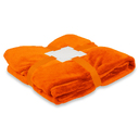 Плед мягкий флисовый Super Soft  Comfort Travel, 125*170 см, оранжевый для нанесения логотипа