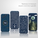 Внешний аккумулятор (powerbank) «Amper», 10 000 mAH, 5V 2.0 A, темно-синий для нанесения логотипа