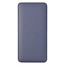 Внешний аккумулятор (powerbank) «WeCharge Velvet», 10 000 mAH, 5V -2A , c цифровым дисплеем для контроля заряда, темно-синий для нанесения логотипа