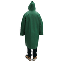 Дождевик Belfast Bi-color, материал PVC, размер M-L, темно-зеленый-черный для нанесения логотипа