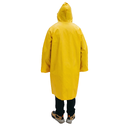 Дождевик Belfast Bi-color, материал PVC, размер XL-XXL, желто-черный для нанесения логотипа