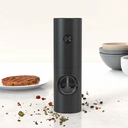 Набор из двух мельниц для соли и перца на подставке Salt & Pepper Set, пластик, черный для нанесения логотипа