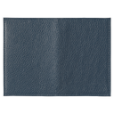 Обложка для паспорта Leather Sky Flotter Trend из натуральной кожи, темно-синяя 4142С для нанесения логотипа