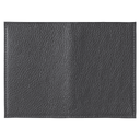 Обложка для автодокументов Leather Sky Flotter Sun из натуральной кожи, темно-серая 402С для нанесения логотипа