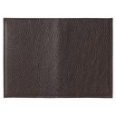 Обложка для автодокументов Leather Sky Flotter Sun из натуральной кожи, коричневая для нанесения логотипа