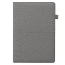 Ежедневник Smart Asti Linen А5, серый, недатированный, в твердой обложке с поролоном для нанесения логотипа