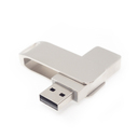 Флеш накопитель Bergamo, USB 2.0 32GB, металл, серебро для нанесения логотипа