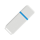 Флеш накопитель USB 2.0 Goodram UMO2 16GB, пластик, белый/голубой,16 Gb для нанесения логотипа