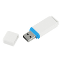 Флеш накопитель USB 2.0 Goodram UMO2 16GB, пластик, белый/голубой,16 Gb для нанесения логотипа