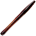Ручка шариковая, пластиковая, темно-коричневая, BOTTLE Pen для нанесения логотипа