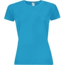 Футболка женская Sporty Women 140 бирюзовая, размер L для нанесения логотипа