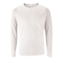Футболка с длинным рукавом Sporty LSL Men белая, размер 3XL для нанесения логотипа