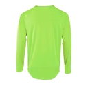 Футболка с длинным рукавом Sporty LSL Men неоново-зеленая, размер 3XL для нанесения логотипа