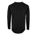Футболка с длинным рукавом Sporty LSL Men черная, размер 3XL для нанесения логотипа
