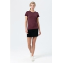Футболка женская Regent Fit Women бордовый меланж, размер L для нанесения логотипа