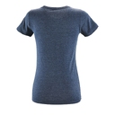 Футболка женская Regent Fit Women синий меланж, размер L для нанесения логотипа