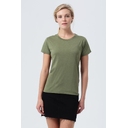 Футболка женская Regent Fit Women меланж хаки, размер S для нанесения логотипа