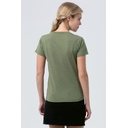 Футболка женская Regent Fit Women меланж хаки, размер S для нанесения логотипа