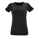 Футболка женская Regent Fit Women черная, размер L для нанесения логотипа