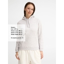 Толстовка женская Spencer Women, светло-серый меланж, размер M для нанесения логотипа