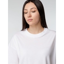 Футболка оверсайз женская Boxy Women, белая, размер L для нанесения логотипа