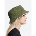 Панама Bucket двусторонняя, хаки с бежевым, размер M/L для нанесения логотипа