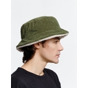 Панама Bucket двусторонняя, хаки с бежевым, размер M/L для нанесения логотипа