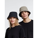 Панама Nylon двусторонняя, черная с хаки, размер M/L для нанесения логотипа