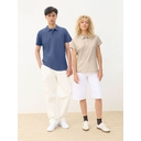 Рубашка поло женская Pulse Women, темно-серая (графит), размер L для нанесения логотипа