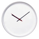 Часы настенные ChronoTop, серебристые для нанесения логотипа